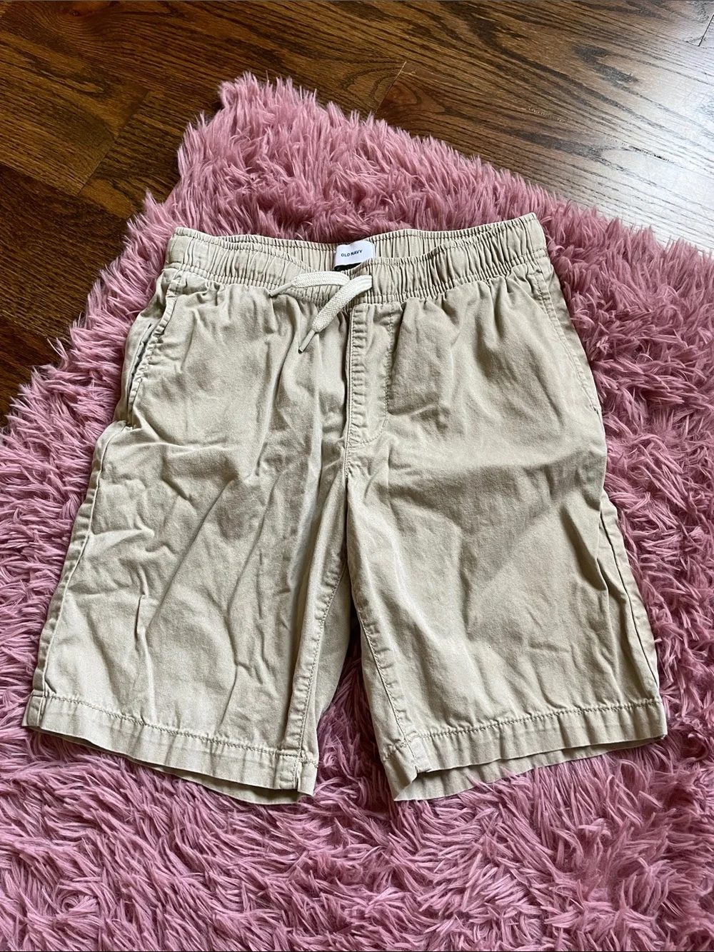 Old Navy Beige Drawstring Boys’ Shorts - L (10-12)